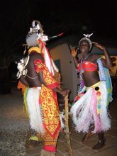 Traditional Bijagos dancers