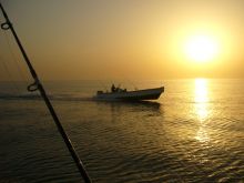 Sunset on the Bijagos archipelago