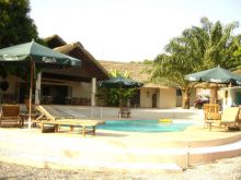 Swimming pool in our fishing club hotel