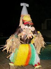Bijagos traditional dancer Bijagos traditional dancer