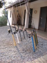 Some of our fishing equipment Some of our fishing equipment
