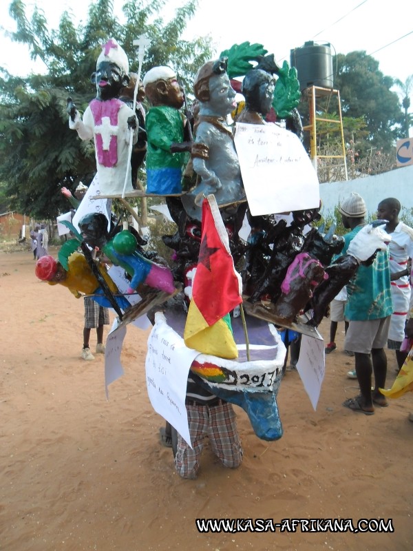 Photos de l'archipel Bijagos Guine Bissau : Peuple Bijagos - Carnaval de Bubaque