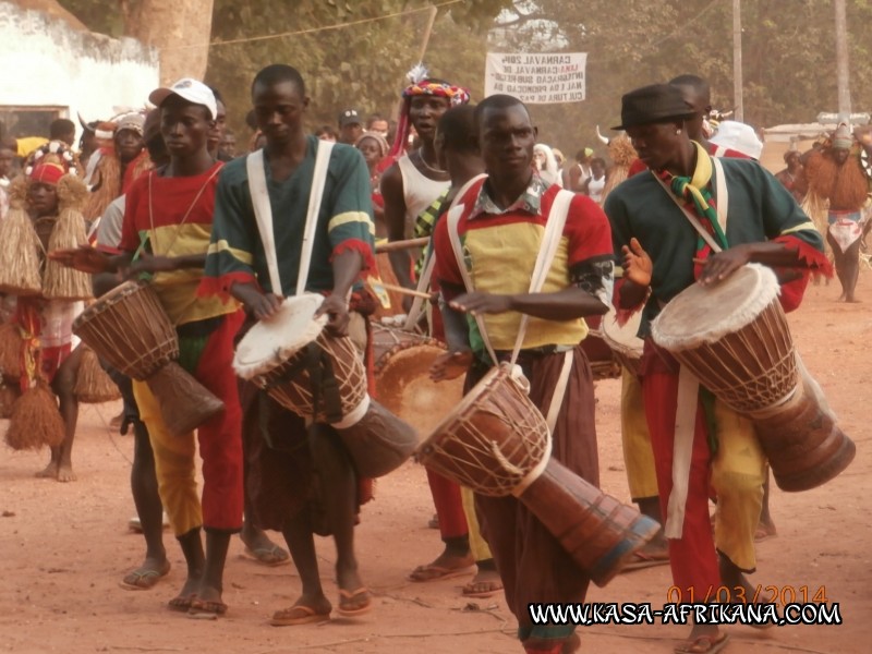 Photos de l'archipel Bijagos Guine Bissau : Peuple Bijagos - Carnaval de Bubaque