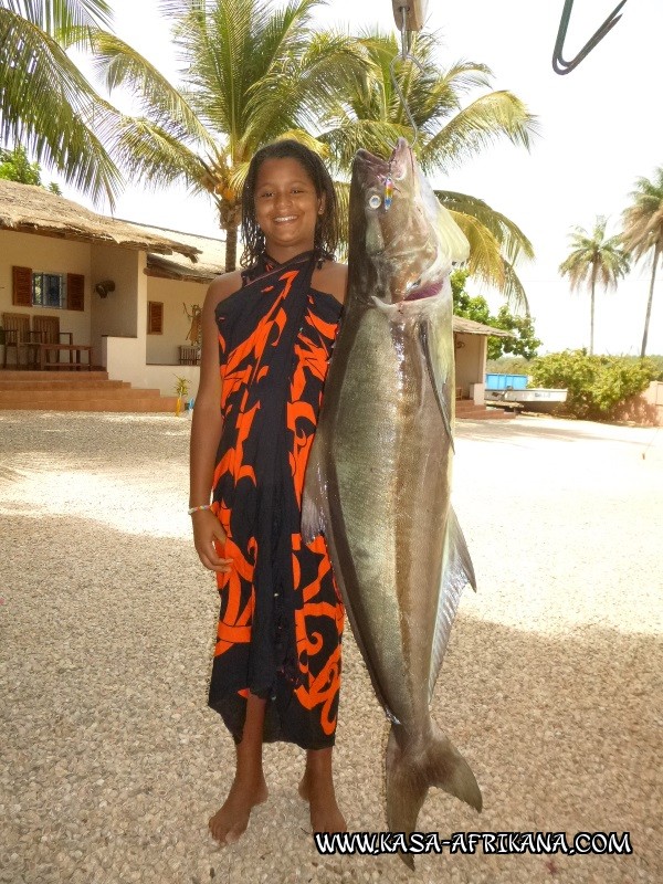 Photos de l'archipel Bijagos Guinée Bissau : Nos plus belles prises - 26 Kgs avec un minijig de 40grs
