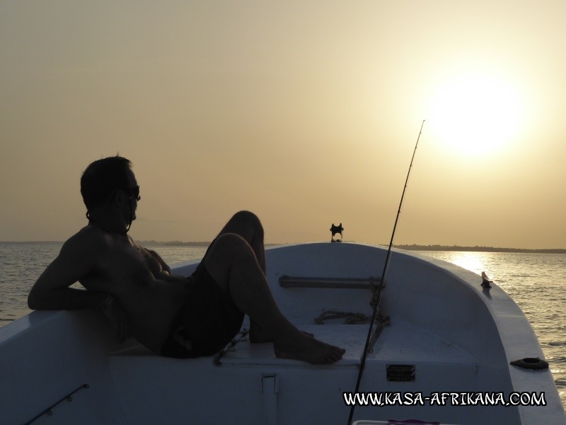 Photos de l'archipel Bijagos Guine Bissau : En bateau - Cool man !