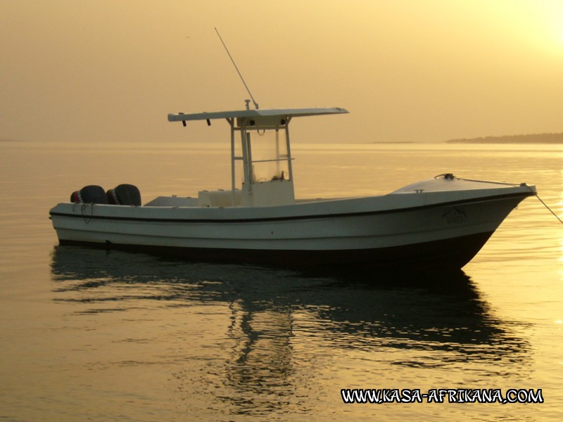 Photos de l'archipel Bijagos Guine Bissau : En bateau - Le 10m au calme