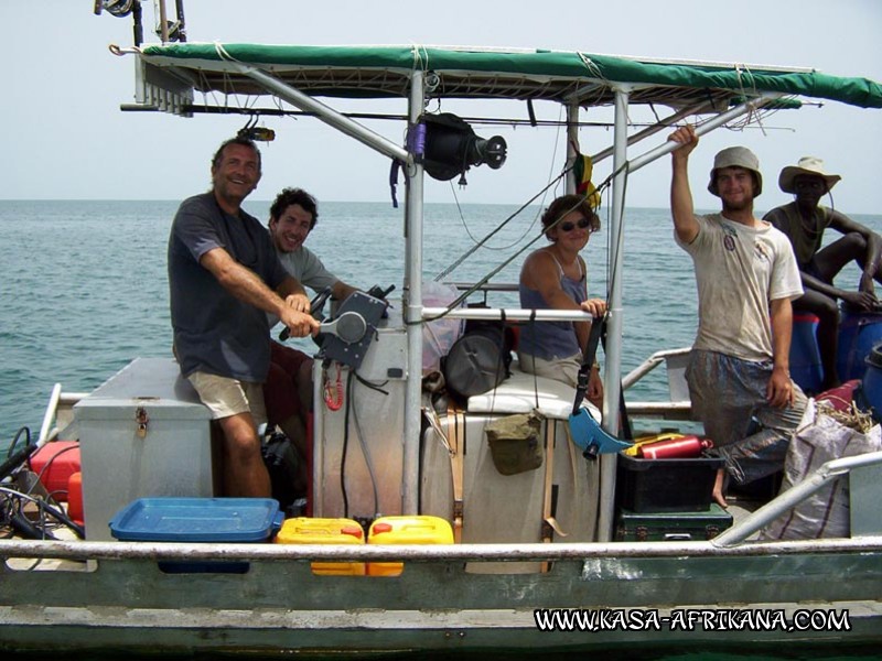 Photos de l'archipel Bijagos Guine Bissau : Pittoresque - On rencontre de tout en mer