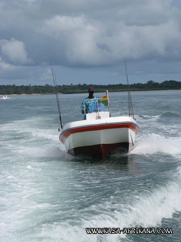 Photos de l'archipel Bijagos Guine Bissau : En bateau - En bateau