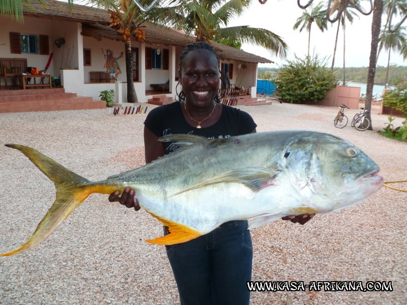 Photos de l'archipel Bijagos Guine Bissau : Nos plus belles prises - Carangue 23kg