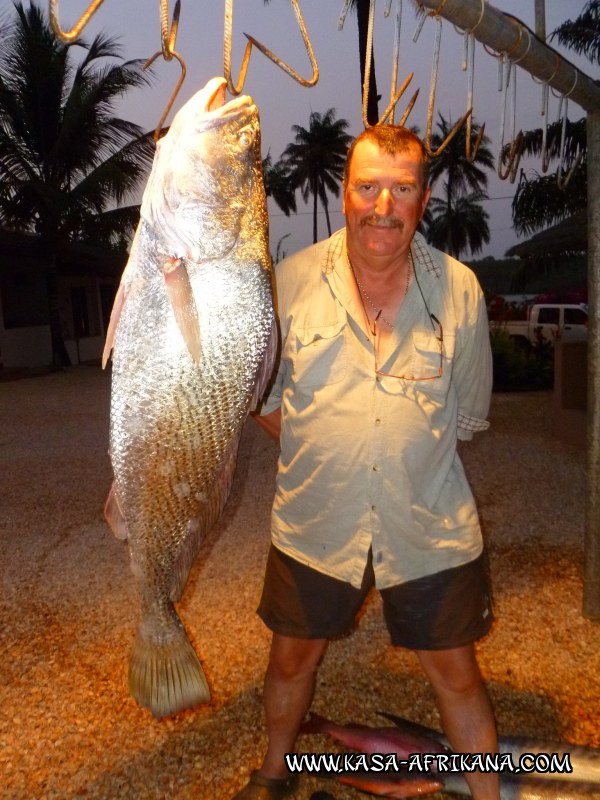 Photos de l'archipel Bijagos Guine Bissau : Nos plus belles prises - Ombrine 12kg