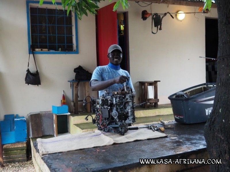 Photos de l'archipel Bijagos Guine Bissau : Htel & dpendances - L'atelier de plein air