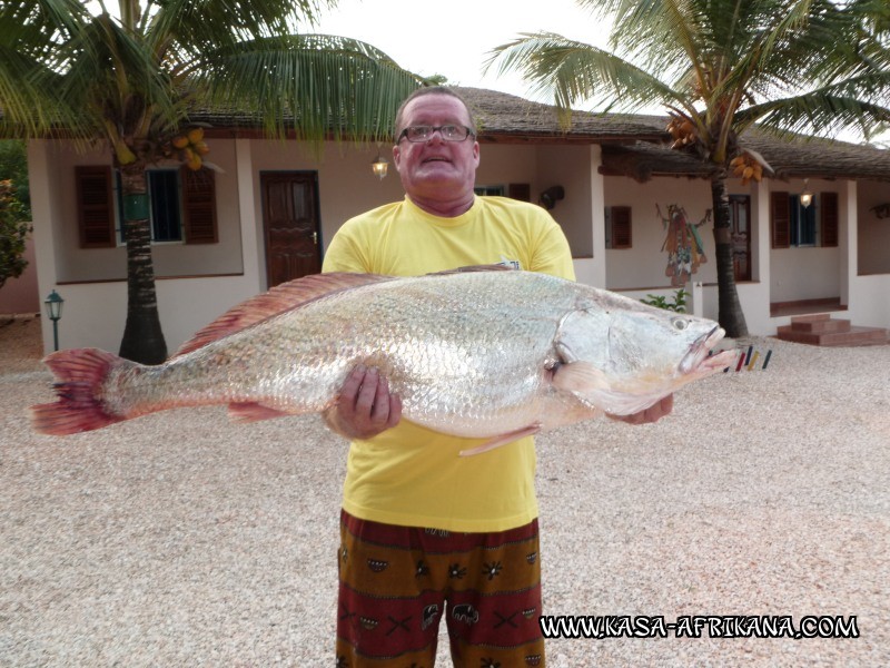 Photos de l'archipel Bijagos Guine Bissau : Nos plus belles prises - ombrine record 14 kgs