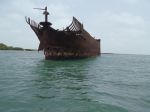 Photos de l'archipel des Bijagos en Guine Bissau : Epave